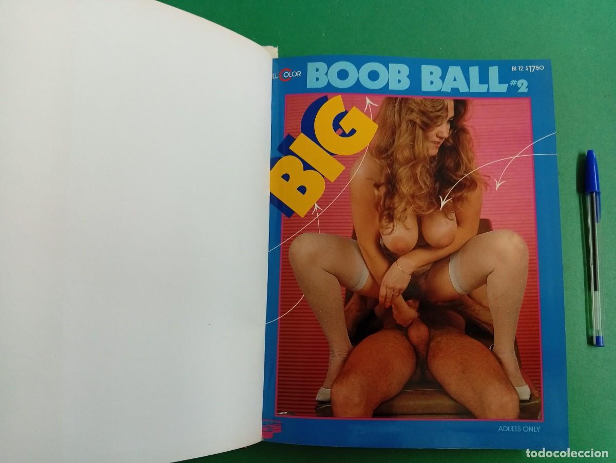 Revistas: Antiguo tomo er&oacute;tico revistas er&oacute;ticas Big Boob Ball.
