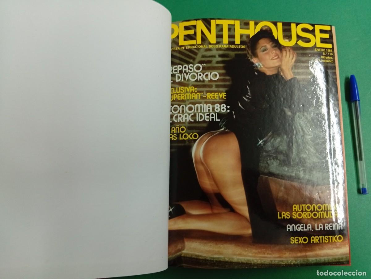 Revistas: Antiguo tomo er&oacute;tico revista Penthouse. N&uacute;meros 118 al 123. A&ntilde;o 1988.