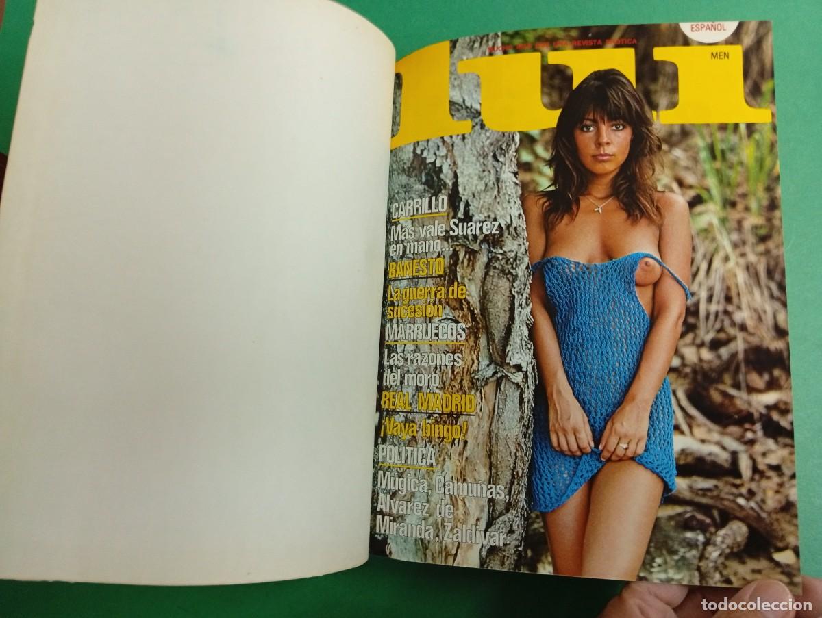 Revistas: Antiguo tomo er&oacute;tico revista LUI. N&ordm;. 43 al 48 del a&ntilde;o 1981.