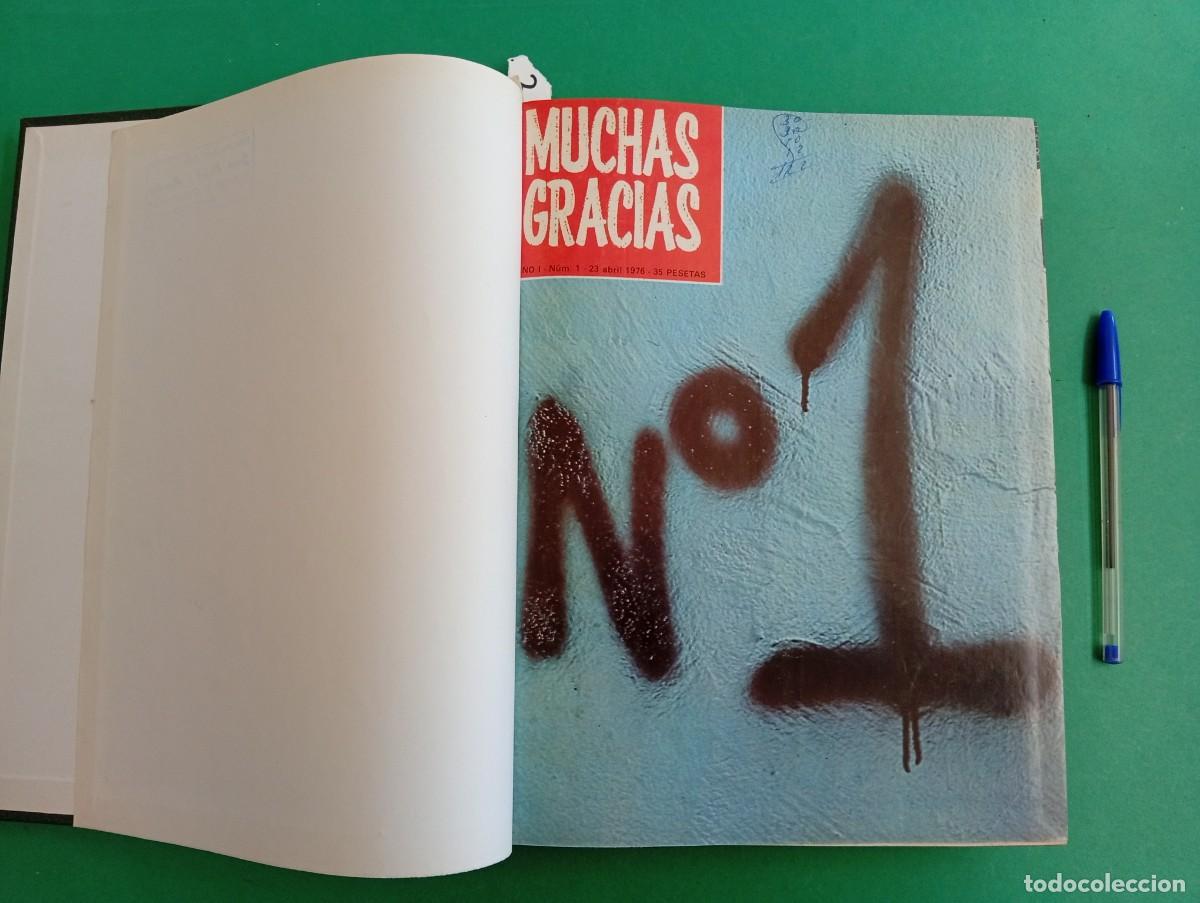 Revistas: Antiguo tomo revista er&oacute;tica Muchas Gracias. Desde n&ordm;. 1 al 25. A&ntilde;o 1976.