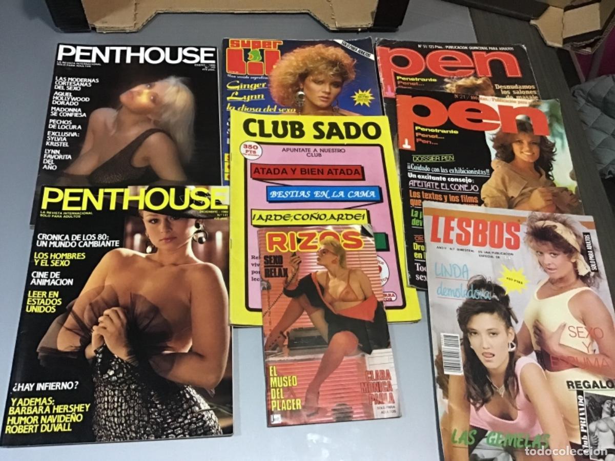 Revistas: Lote 3 - 8 revistas para adultos