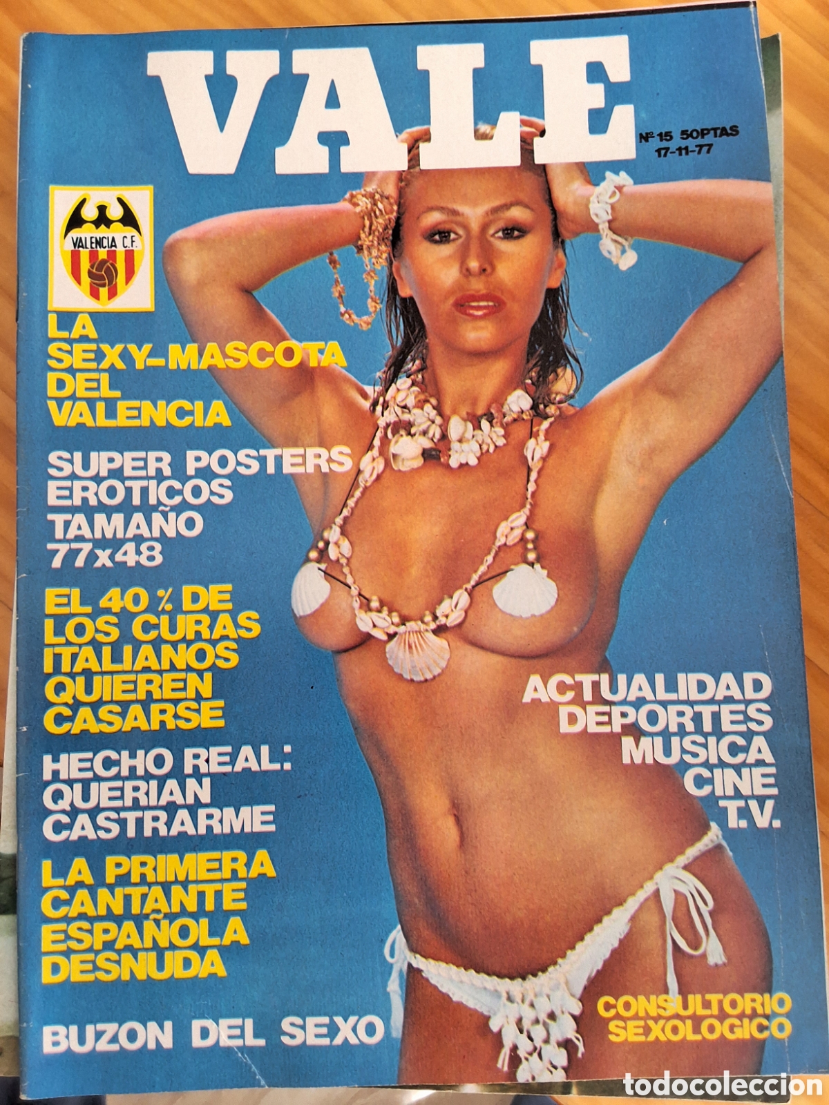 Journals: Vale revista erotica espa&ntilde;ola desnudos mujeres n&uacute;mero 15 a&ntilde;o 1977/11