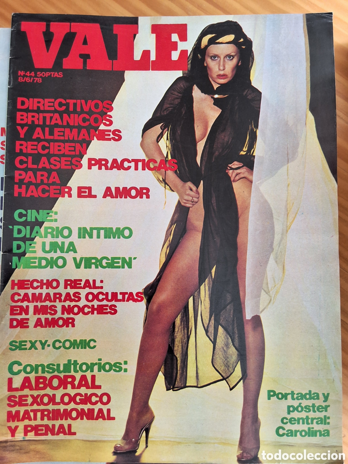 Journals: Vale revista erotica espa&ntilde;ola desnudos mujeres n&uacute;mero 44 a&ntilde;o 1978/6