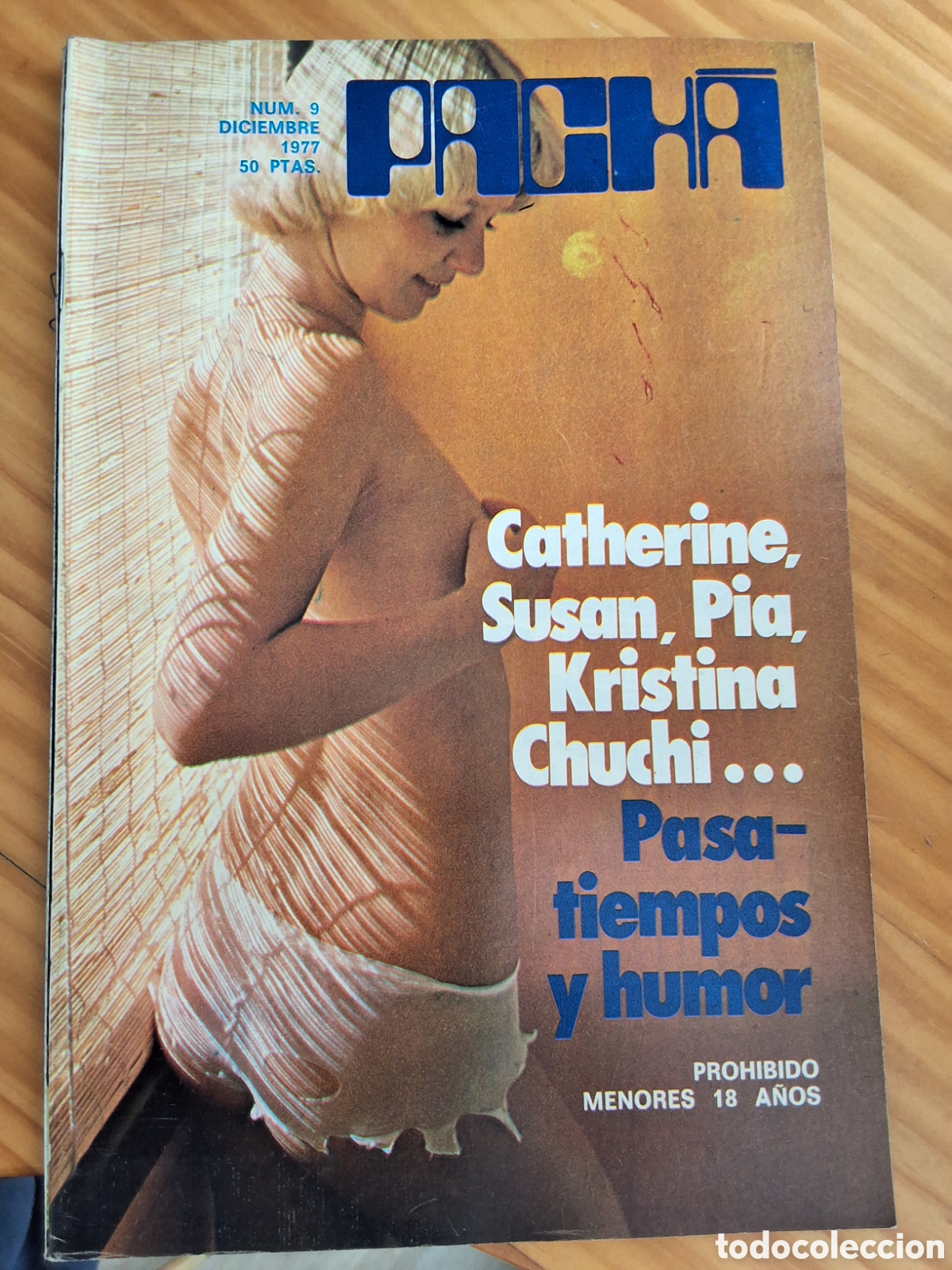 Journals: Pacha revista erotica espa&ntilde;ola desnudos mujeres n&uacute;mero 9 a&ntilde;o 1977/12