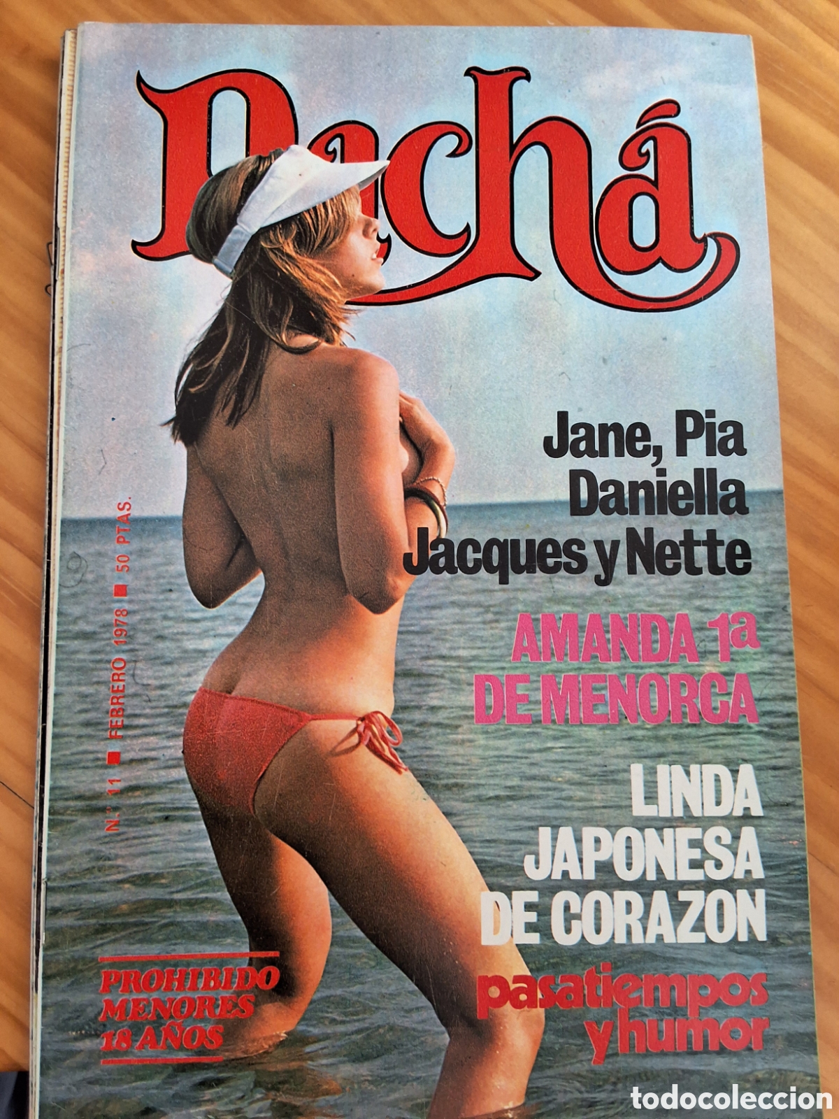 Journals: Pacha revista erotica espa&ntilde;ola desnudos mujeres n&uacute;mero 11 a&ntilde;o 1978/2