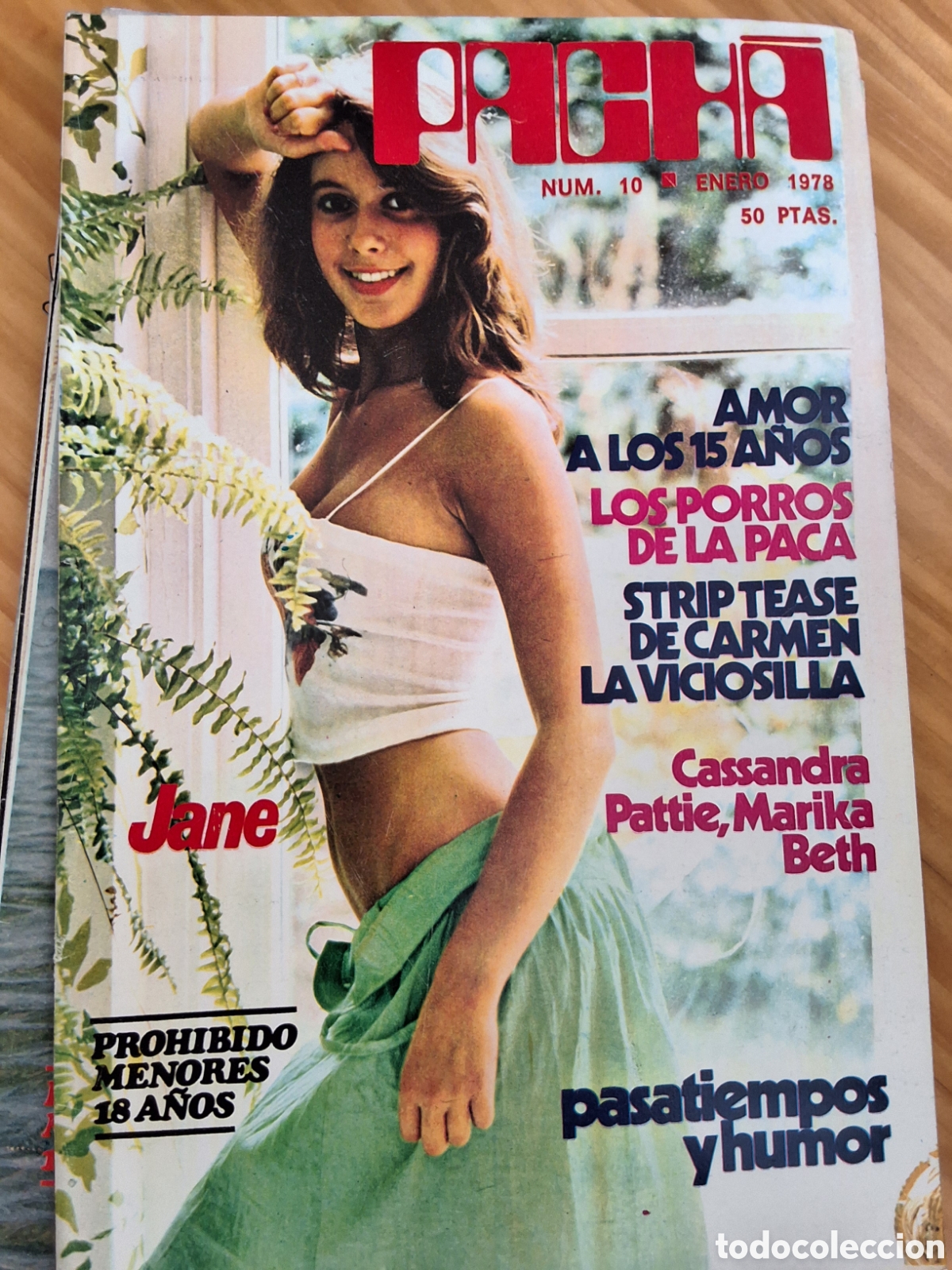 Journals: Pacha revista erotica espa&ntilde;ola desnudos mujeres n&uacute;mero 10 a&ntilde;o 1978/1