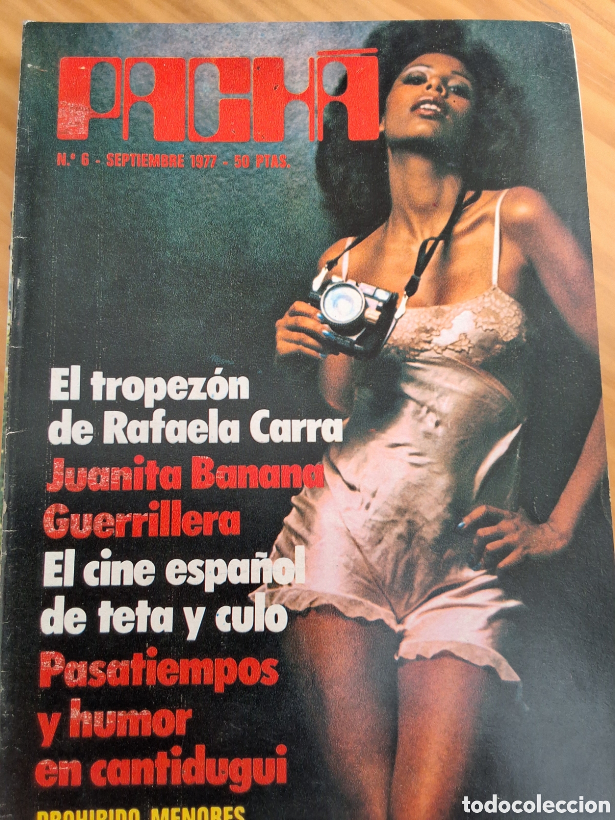 Journals: Pacha revista erotica espa&ntilde;ola desnudos mujeres n&uacute;mero 6 a&ntilde;o 1977/9