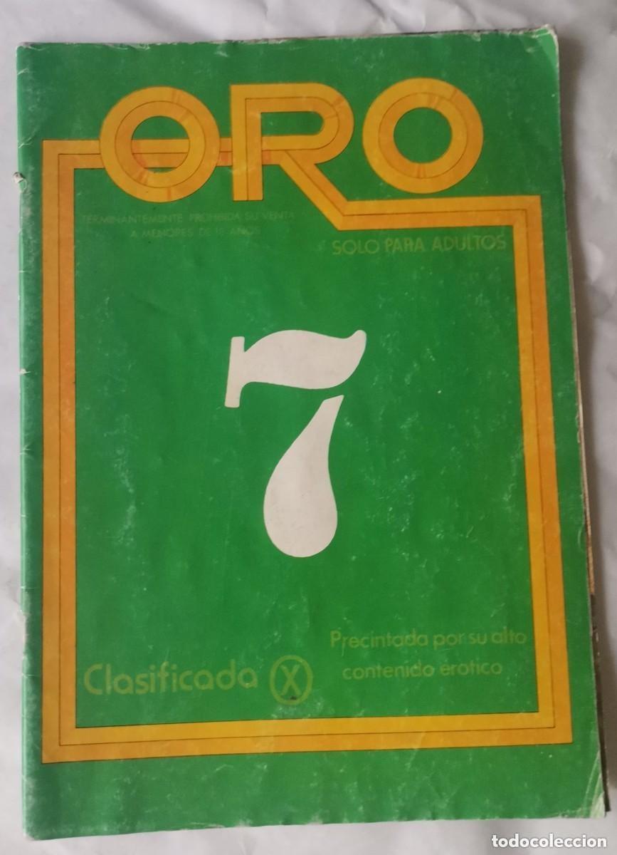 Revistas: Oro (Oscar s.l., 1979) - clasificada X precintada por su alto contenido er&oacute;tico -