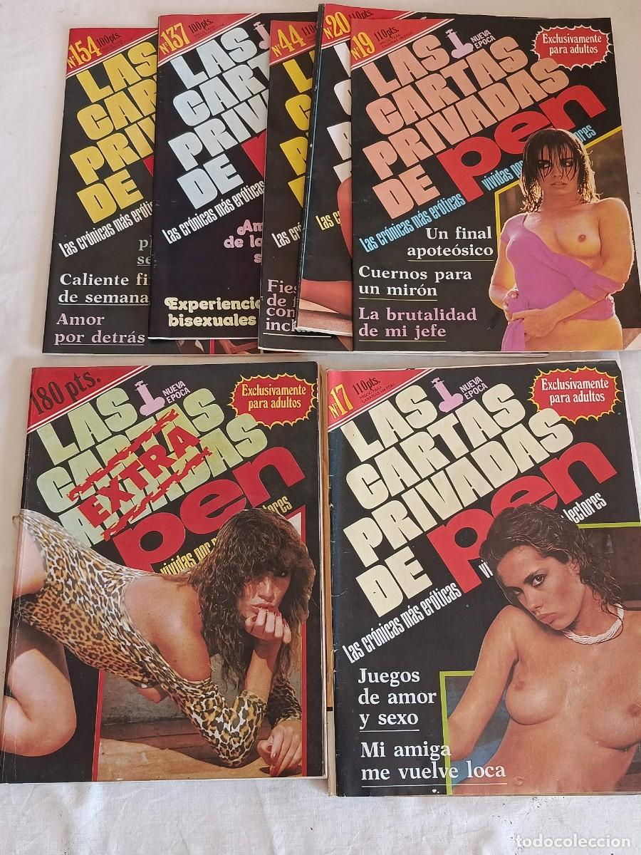 Revistas: Lote 7 revistas adultos Las cartas privadas de PEN