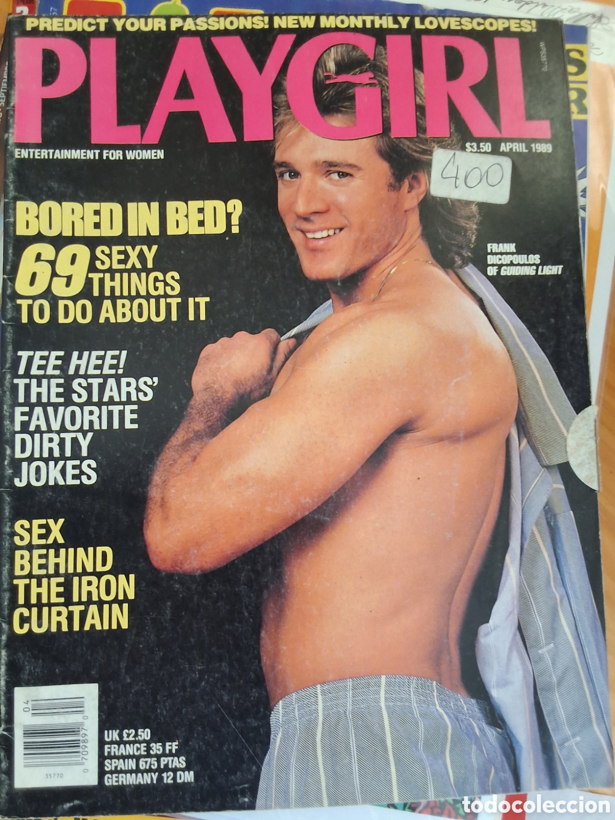 Zeitschriften: Playgirl americano revista erotica desnudos masculinos 1989/4