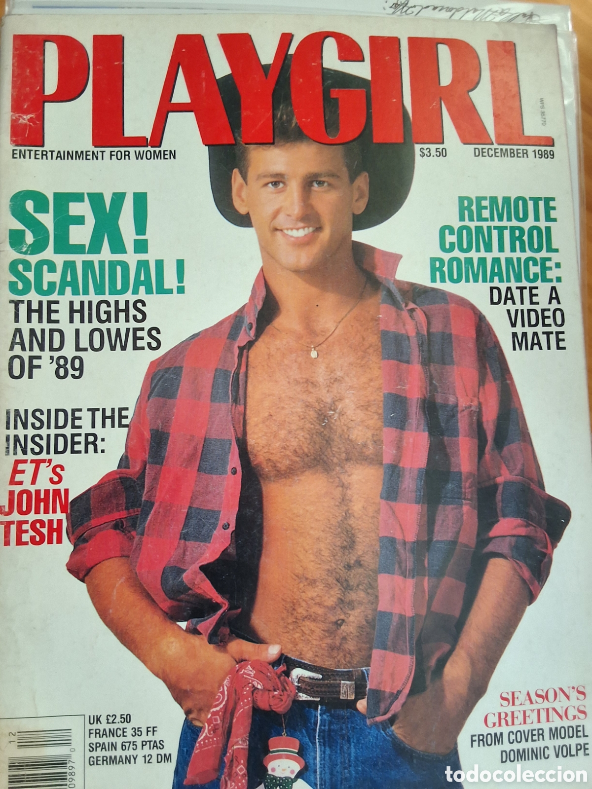 Zeitschriften: Playgirl americano revista er&oacute;tica desnudos masculinos 1989/12