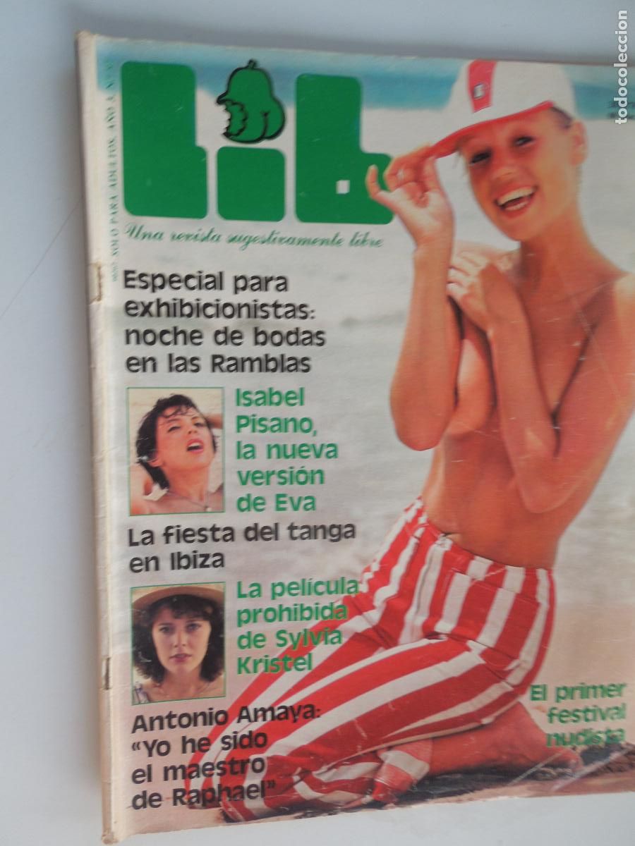 Revistas: LIB N&ordm; 92- 08-78 - REVISTA EROTICA - ISABEL PISANO - SYLVIA KRISTEL - ANTONIO AMAYA- CON SUPLEMENTO