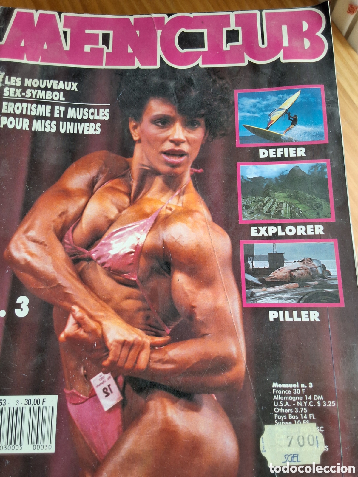 Riviste: Men club revista erotica francesa desnudos mujeres n&uacute;mero 3 a&ntilde;o 1988/9