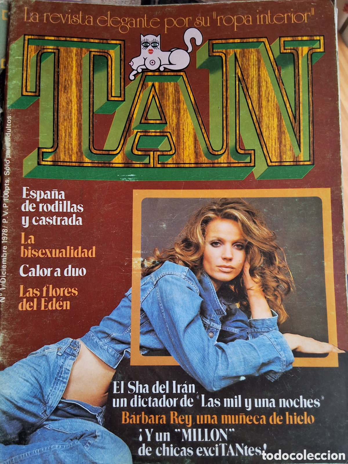 Riviste: Tan revista erotica espa&ntilde;ola desnudos mujeres n&uacute;mero 1 a&ntilde;o 1978/12