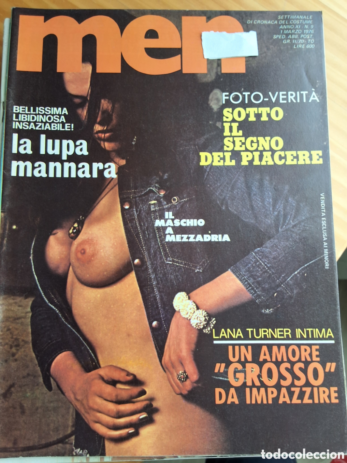 Riviste: Men revista erotica italiana desnudos mujeres a&ntilde;o 1976/3
