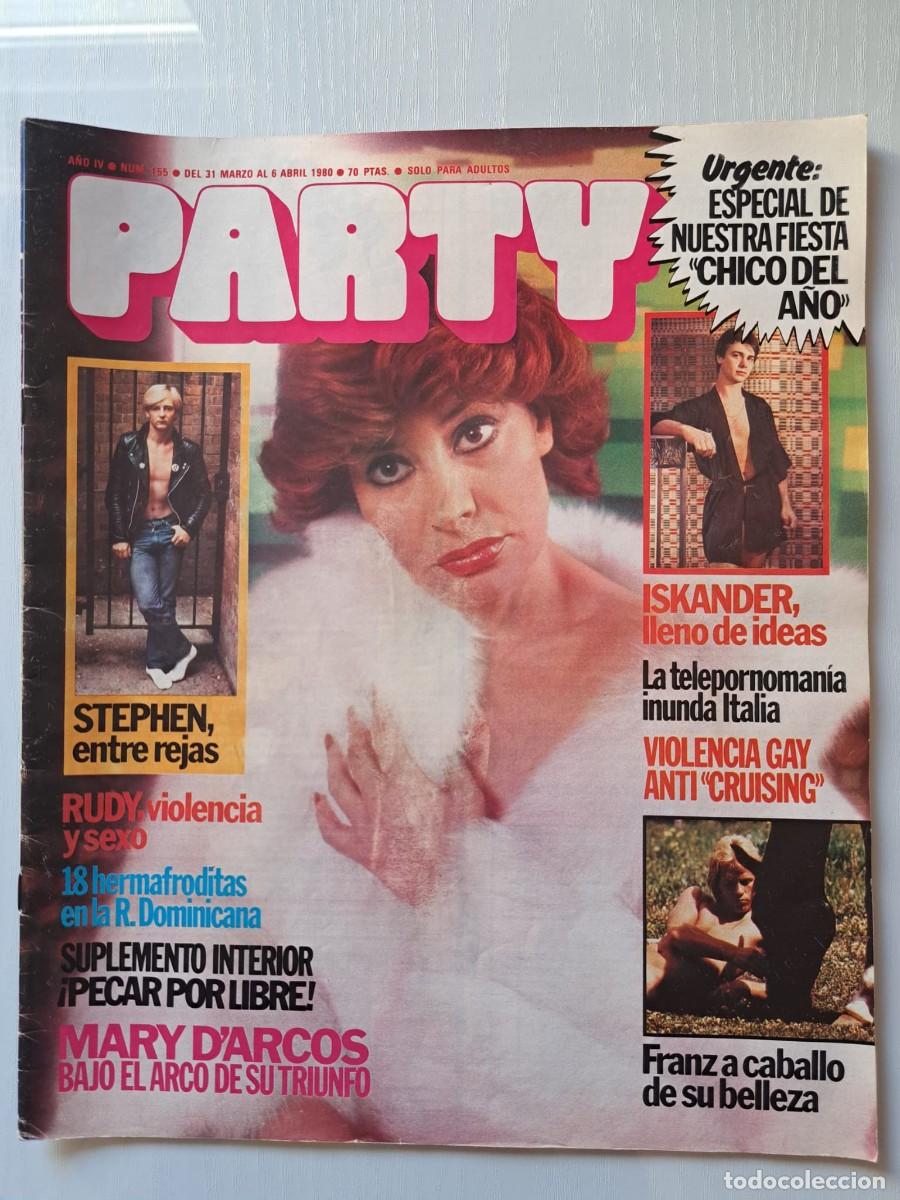 Revistas: Revista Party n&deg; 155. Pierrot / Mary D'Arcos / Hermafroditas / Cruising. LGTBIQ+