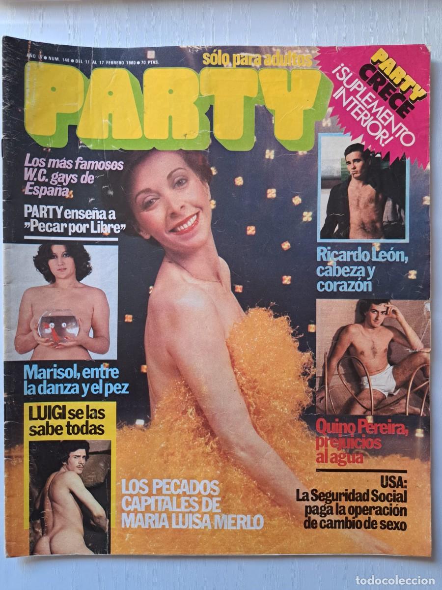 Revistas: Revista Party n&deg; 148. Quino Pereira / Ricardo Le&oacute;n / Ma. Luisa Merlo. LGTBI
