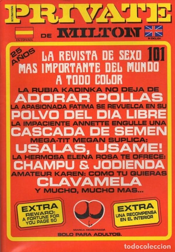 Revistas: REVISTA PARA ADULTOS PRIVATE N&ordm;101. REVIPOR-102