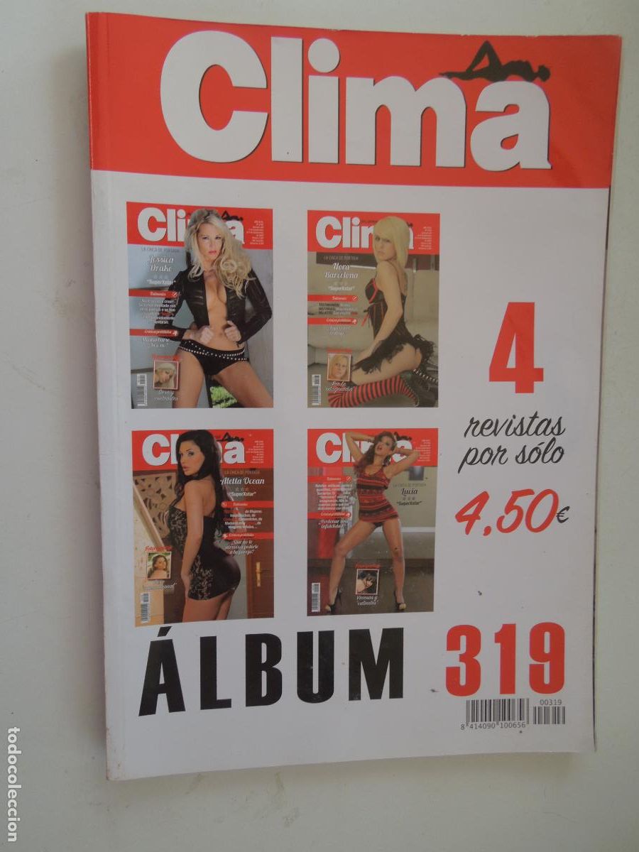 Revistas: CLIMA ALBUM 319 - 4 REVISTAS PORNO EROTICA SOLO PARA ADULTOS - VER FOTOS