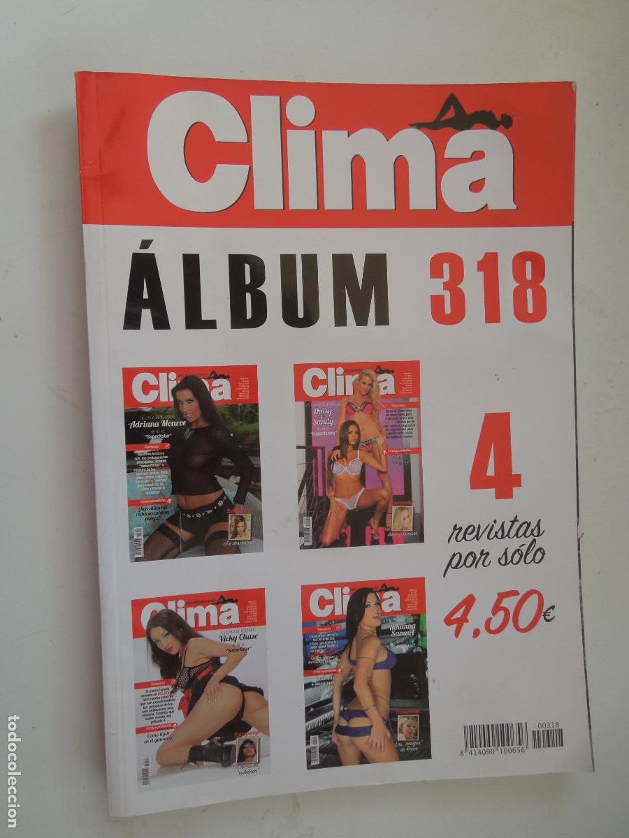 Revistas: CLIMA ALBUM 318 - 4 REVISTAS PORNO EROTICA SOLO PARA ADULTOS - VER FOTO