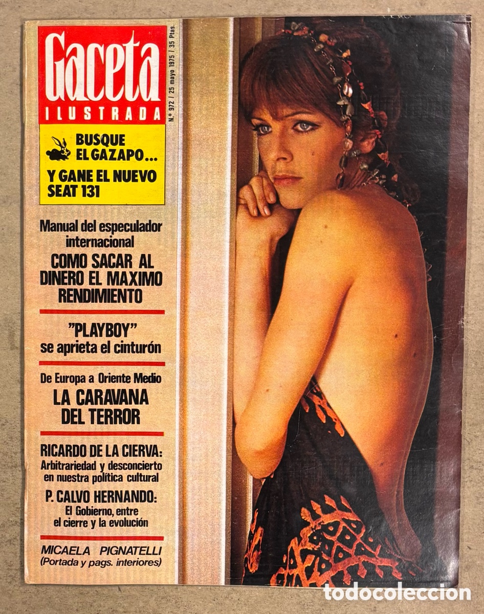 Journals: GACETA ILUSTRADA N&deg; 972 (1975). PLAYBOY, EL CEMENTERIO DE LOS AVIONES, OVNIS, HOTEL M&Aacute;S ALTO