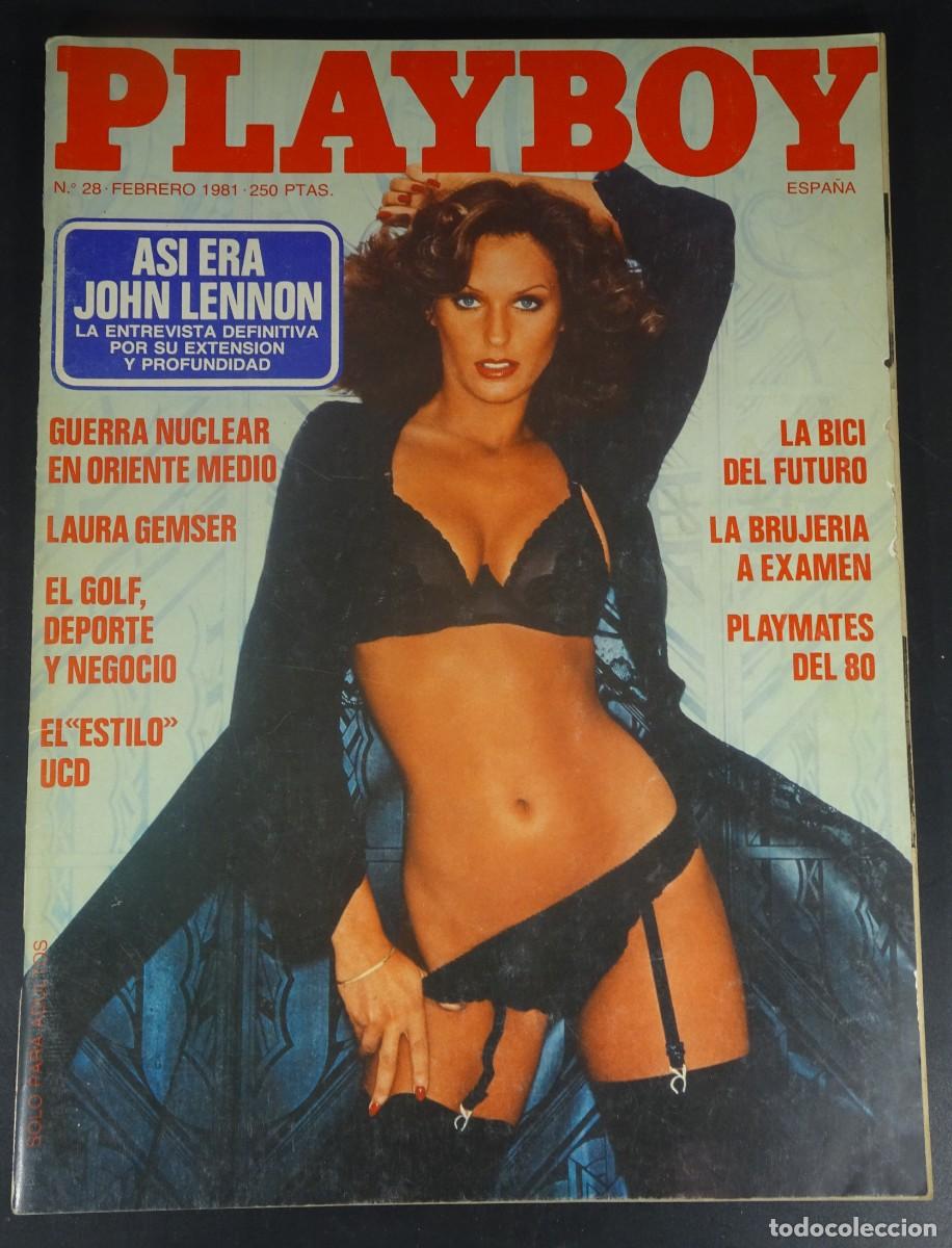 Journals: MAGAZINE ER&Oacute;TICO, PLAYBOY N&ordm; 28, LAURA GEMSER, POSTER VICKI LYNN LASSETER, 1981, VER FOTOS