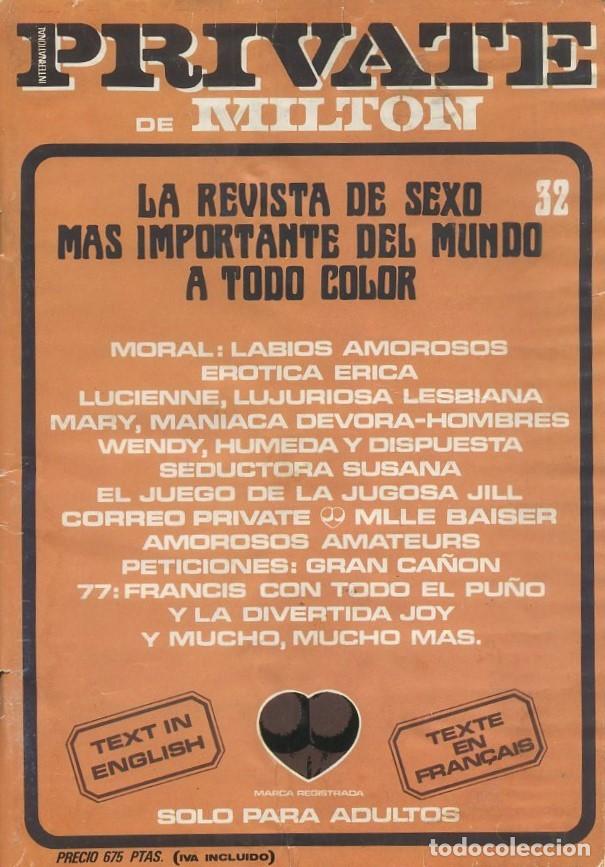 Zeitschriften: REVISTA PARA ADULTOS PRIVATE N&ordm;32. CON DESPERFECTOS REVIPOR-105