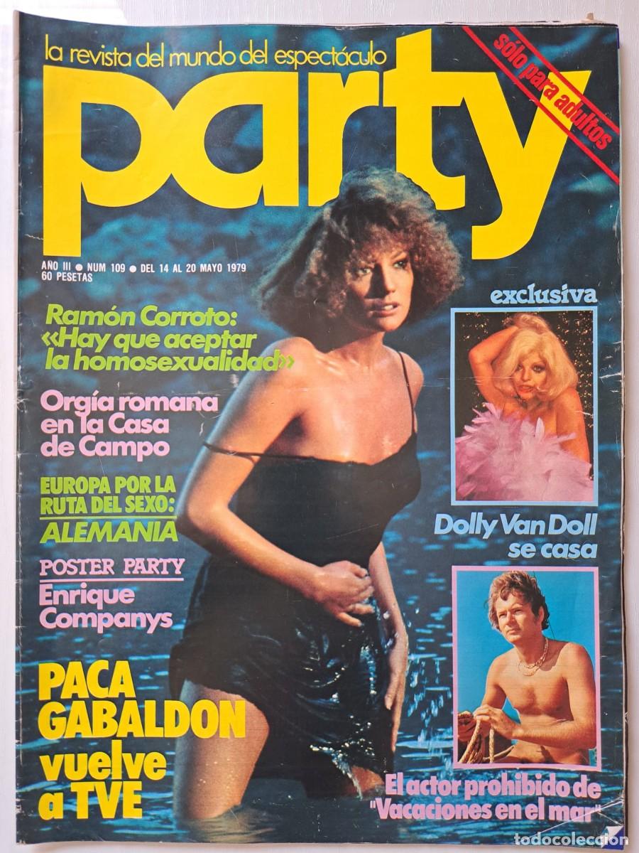 Zeitschriften: Revista Party n&deg; 109. Ram&oacute;n Corroto, Paca Gabald&oacute;n, Dolly Van Doll, lgtb
