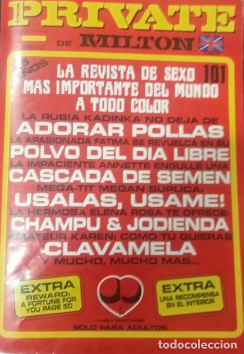 Revistas: PRIVATE de Milton 101 - Blonde Kadinka - Sultry Fatima - Elena Rosa