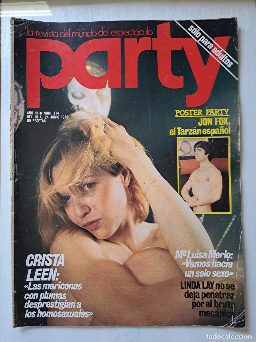 Revistas: Revista Party n&deg; 114. Jon Fox, Krista Leen, Beatriz Carvajal, Ma. Luisa Merlo, Linda Lay, lgtb