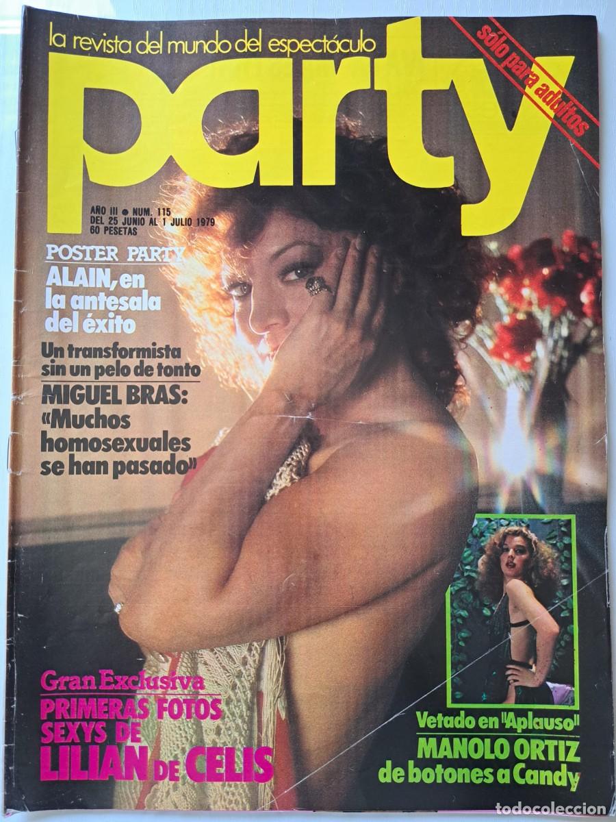 Revistas: Revista Party n&deg; 117. Miguel Bras, Lilian de Celis, Manolo Ortiz, lgtb
