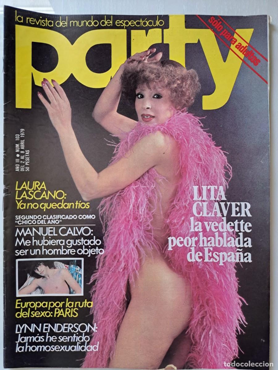 Revistas: Revista Party n&deg; 103. Manuel Calvo, Lynn Enderson, Lita Cleaver la ma&ntilde;a, Laura Las ano, lgtb