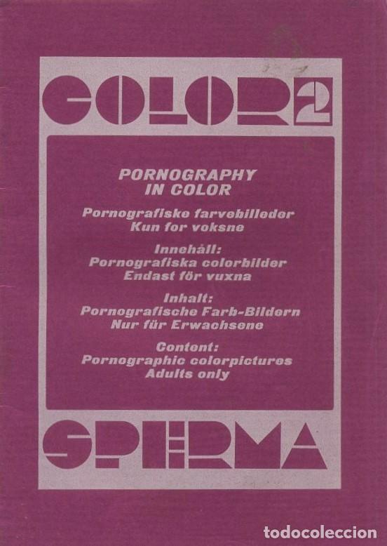 Revistas: REVISTA DE COLECCIONISMO PARA ADULTOS DE LOS A&Ntilde;OS 60-70, COLOR SPERMA N&ordm;2. PORCOLC-021