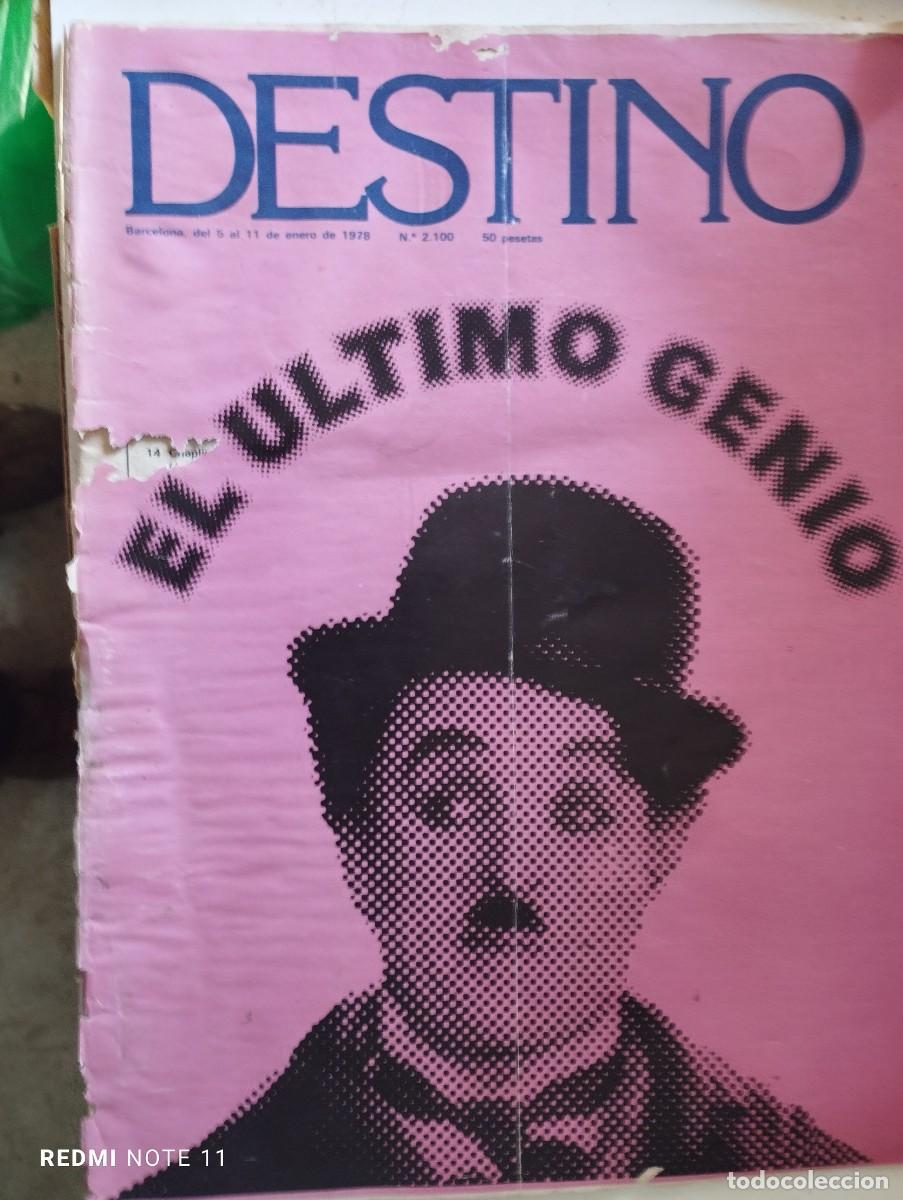 Revistas: DESTINO, REVISTA -N&ordm; 2100, 1978 -EL ULTIMO GENIO
