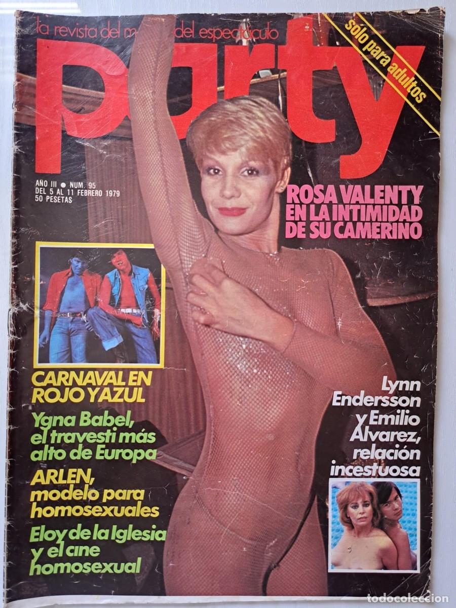 Revistas: Revista Party n&deg; 95. Eloy de la Iglesia, Rosa Valenty, Manolito Royo, Lynn Endersson, Emilio &Aacute;lvarez