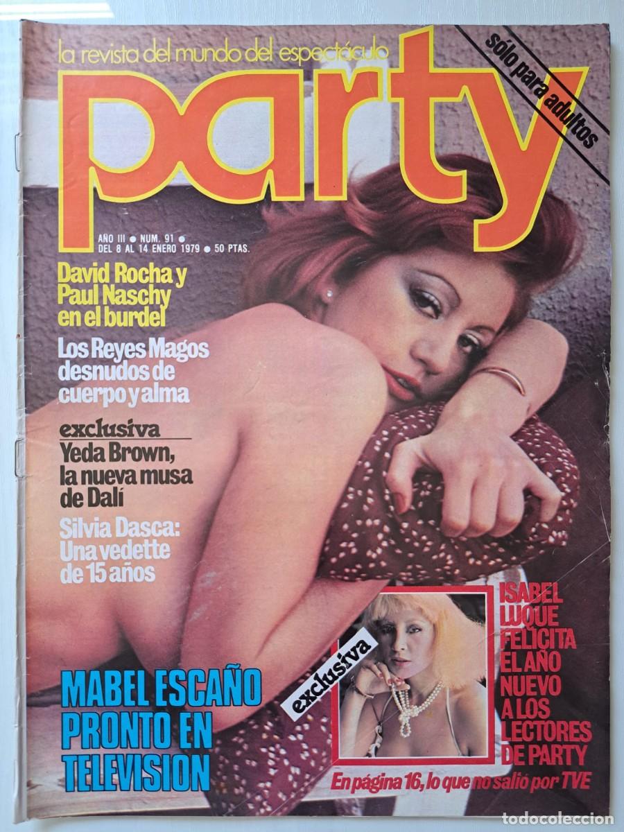 Revistas: Revista Party n&deg; 91. David Rocha, Sim&oacute;n Andreu, Terenci Moix, Yeda Brown, Isabel Luque, lgtb