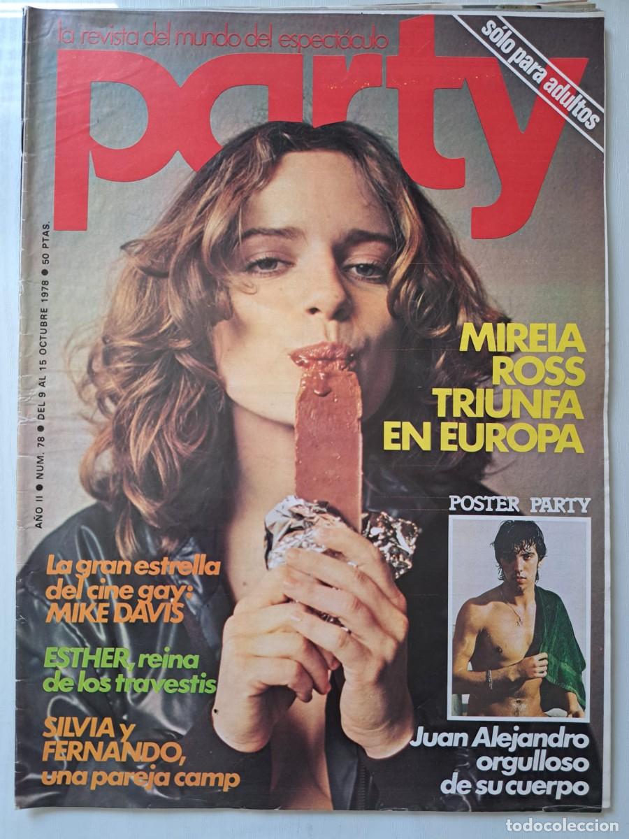 Revistas: Revista Party n&deg; 78. Juan Alejandro, Mireia Ross, Mike Davis, lgtb