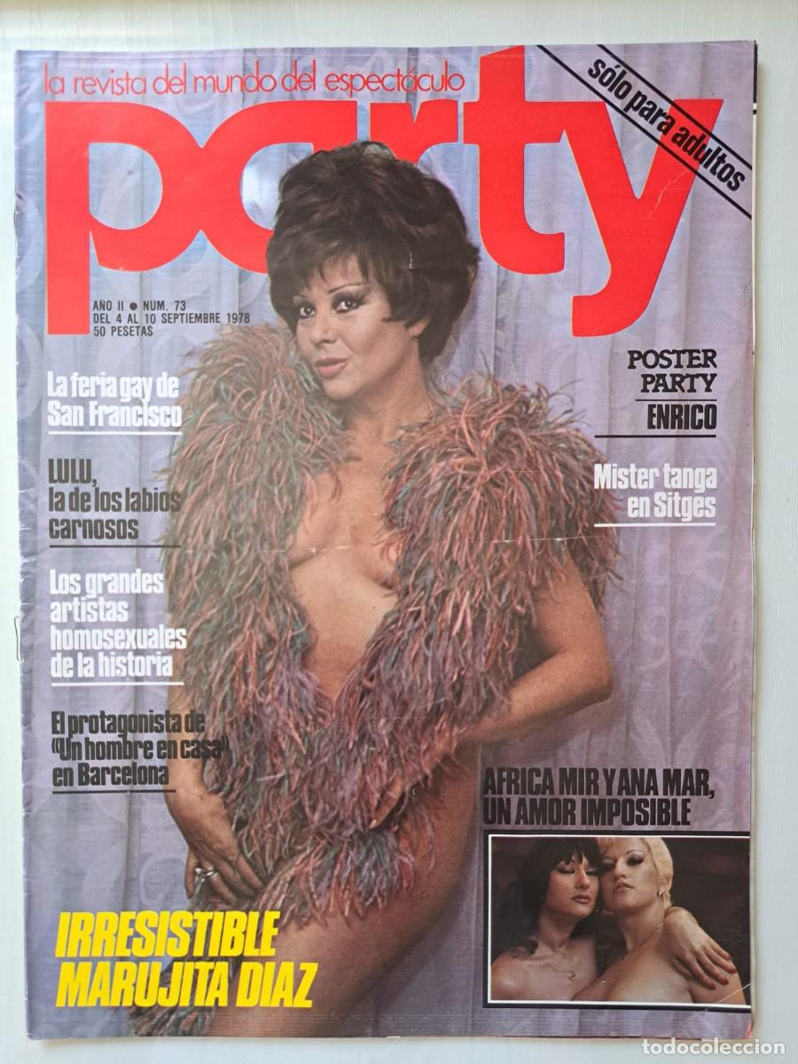 Revistas: Revista Party n&deg; 73. Pierrot, Richard O'Sullivan, Marujita D&iacute;az, Africa Mir, Ana Mar, lgtb.