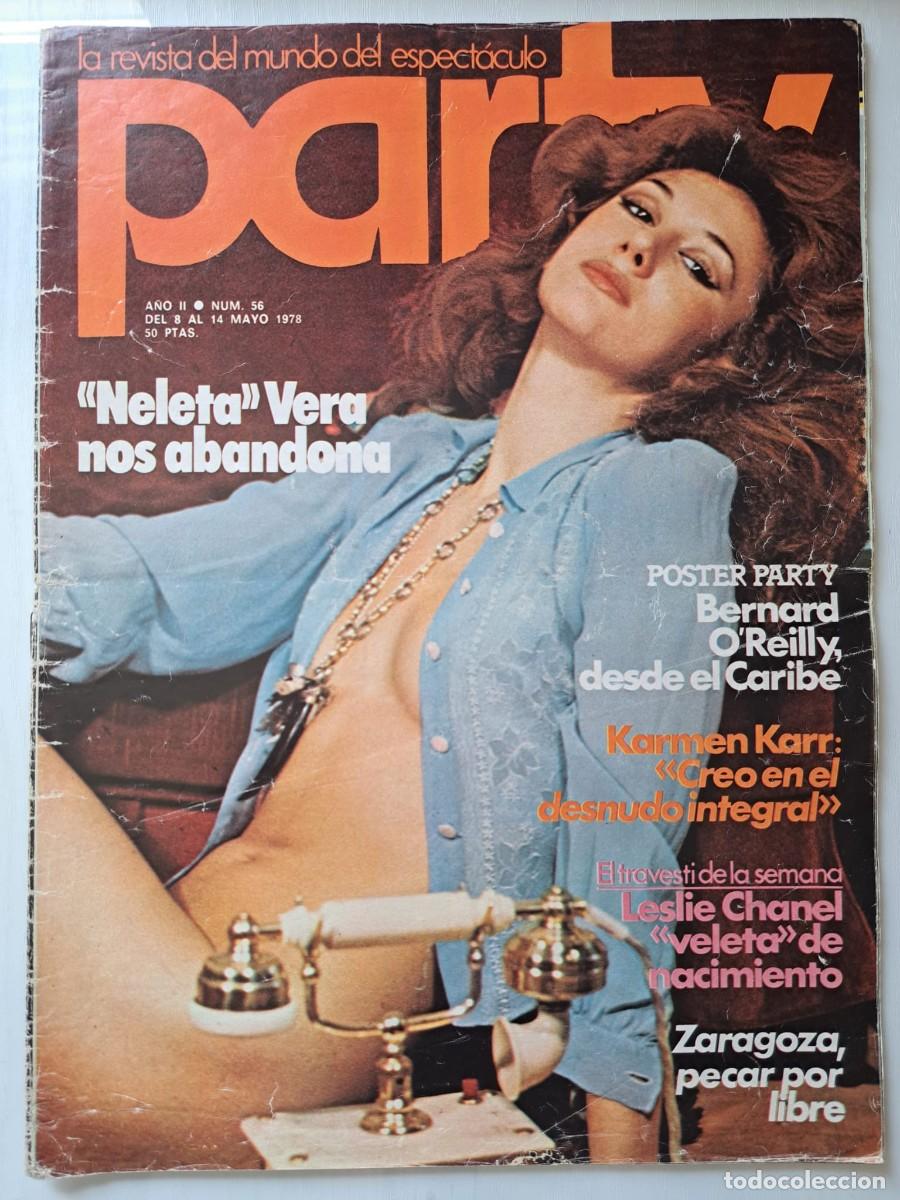 Revistas: Revista Party n&deg; 56. Victoria Vera, Bernard O'Reilly, Karen Karr, Leslie Chanel, lgtb.