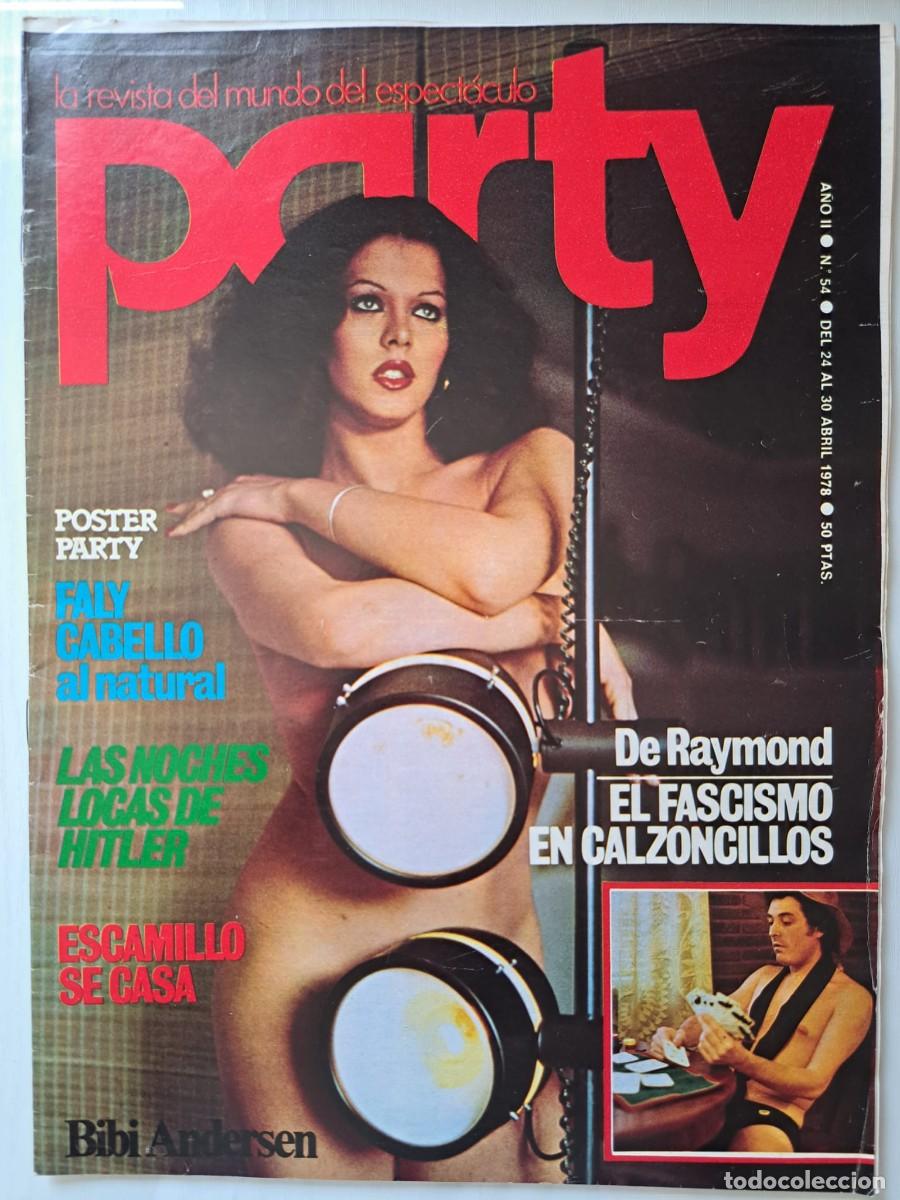 Revistas: Revista Party n&deg; 54. Bibi Andersen, Escamillo, Faly Cabello, De Raymond, lgtb.