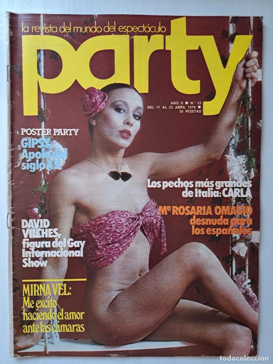 Revistas: Revista Party n&deg; 53. David Vilches, Ma. Rosaria Omagio, Mirna Vel, lgtb.