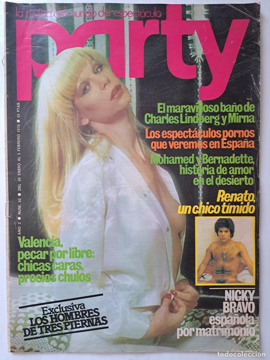 Revistas: Revista Party n&deg; 42. Nicky Bravo, Charles Lindberg, lgtb.