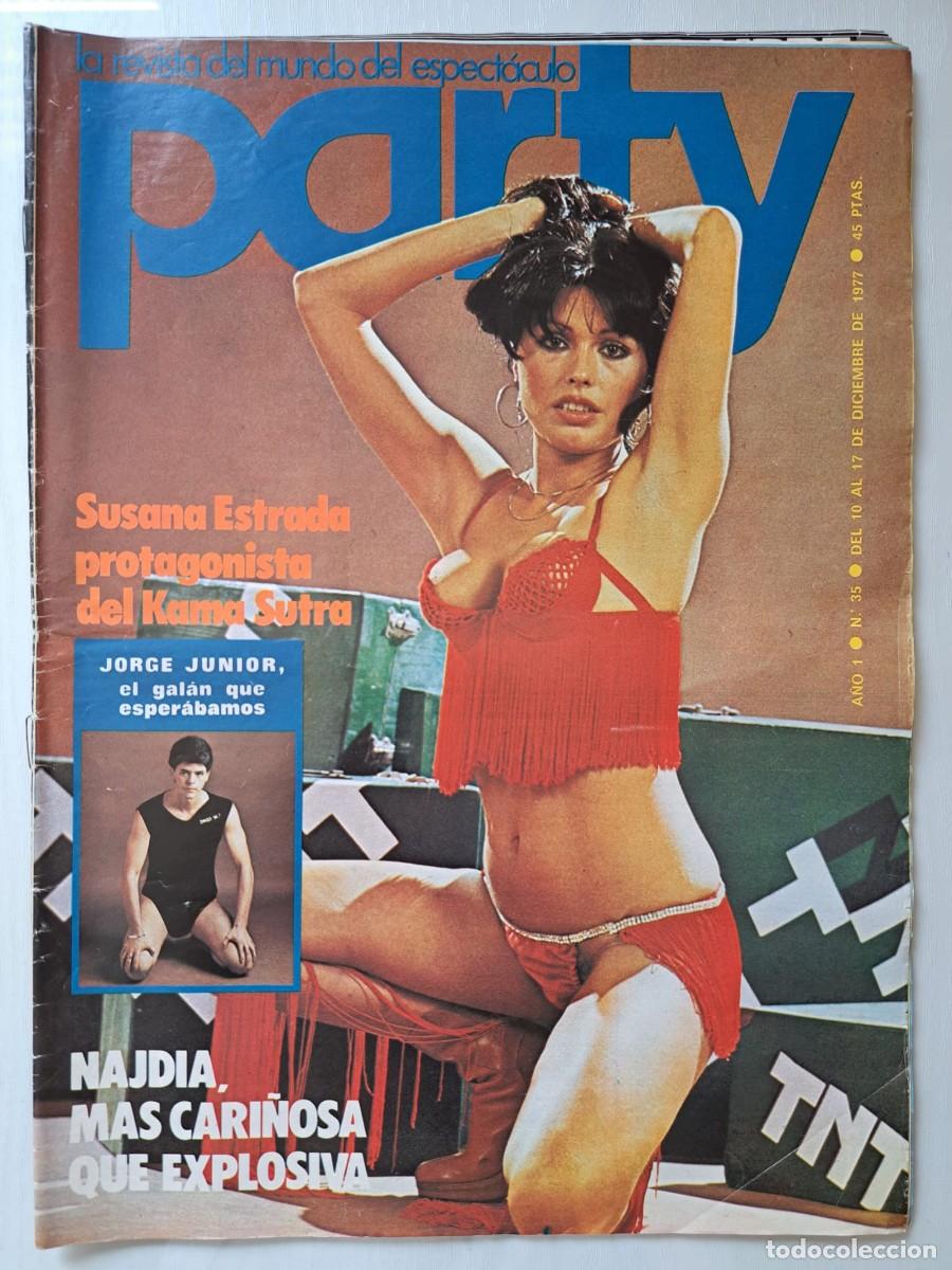 Revistas: Revista Party n&deg; 35. Jorge Junior, Pavlovsky, Susana Estrada, Victoria Abril, Lu&iacute;s Prendes, lgtb.