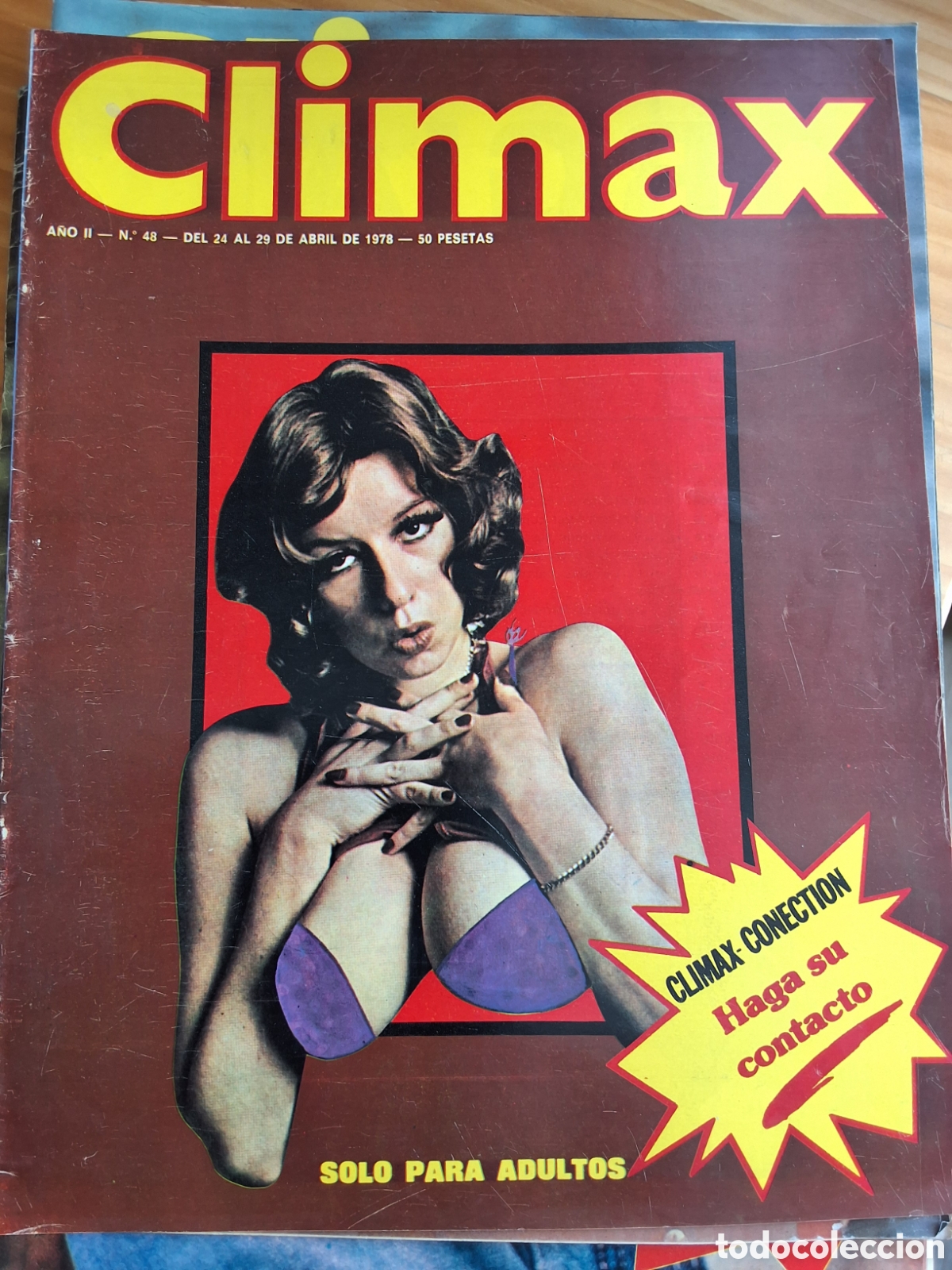 Revistas: Climax revista erotica espa&ntilde;ola desnudos mujeres n&uacute;mero 48 a&ntilde;o 1978/4