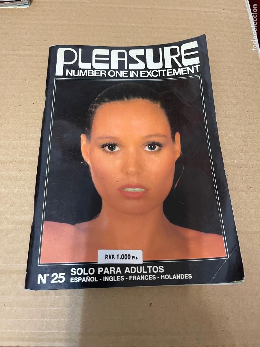 Revistas: Pleasure n&uacute;mero 25 revista sexo para adultos X porno