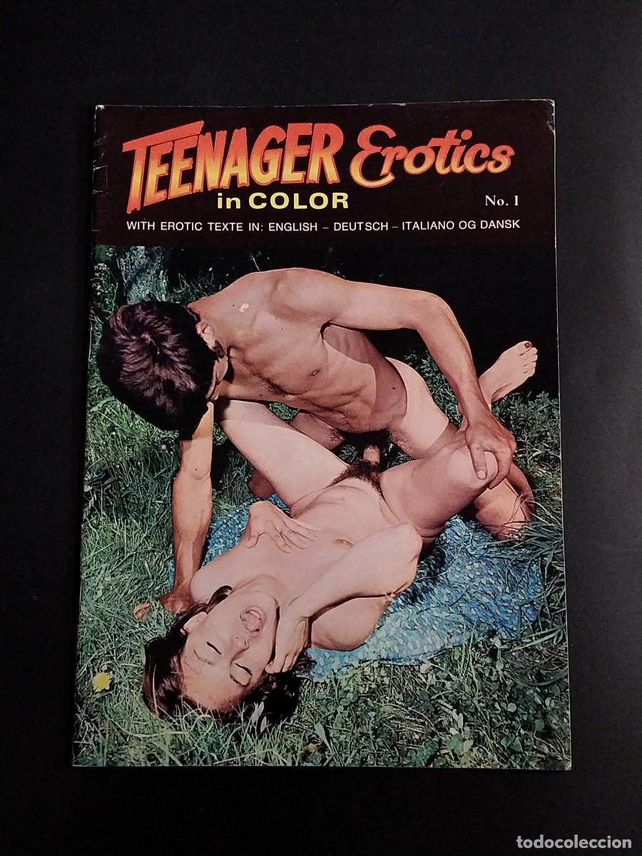 Revistas: TEENAGERS EROTICS IN COLOR #1 1969 SIBYLLA PRESS - RARE FIRST ISSUE DANISH RETRO-PORN MAGAZINE