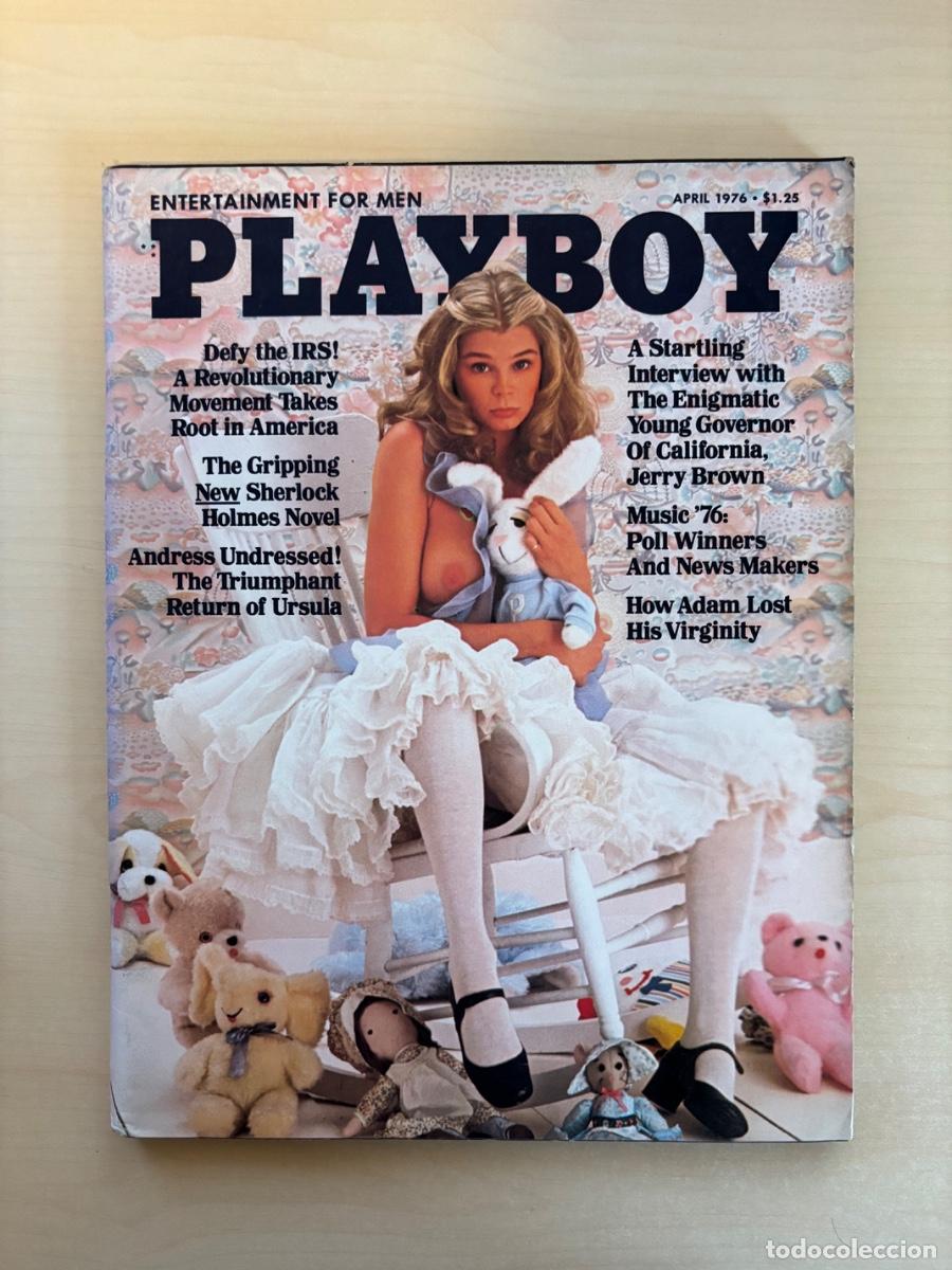 Revistas: Playboy USA Abril 1976 Original Vintage Jerry Brown Ursula Andress Sherlock Holmes
