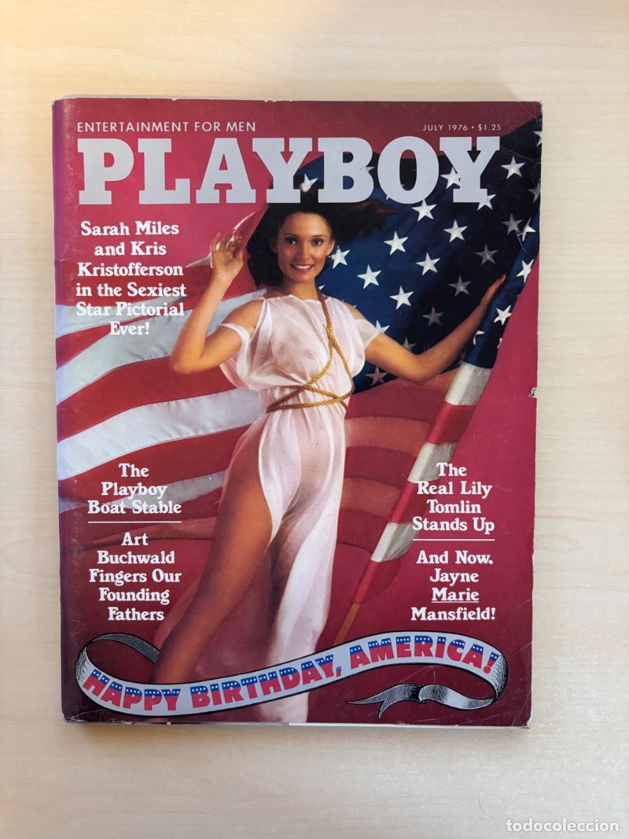 Revistas: Playboy USA July 1976 Happy Birthday America Original Vintage Kris Kristofferson Sarah Miles