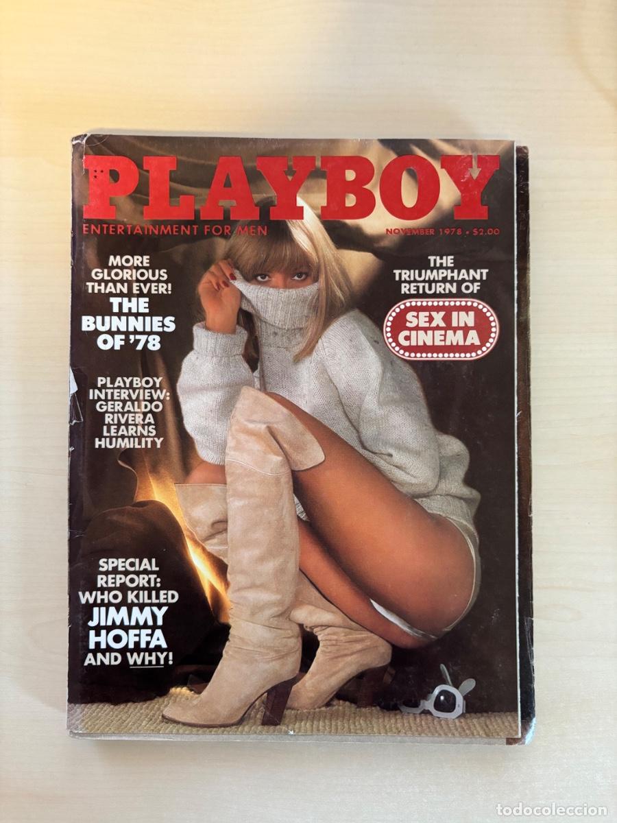 Revistas: Playboy USA November 1978 Sex in Cinema Original Vintage Jimmy Hoffa Geraldo Rivera
