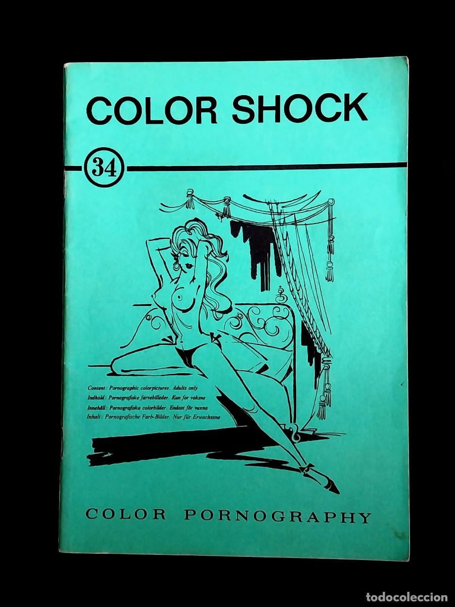 Revistas: COLOR SHOCK - COLOR CLIMAX EARLY MAGAZINE # 34 1970 - RARE DANISH RETRO-PORN MAGAZINE